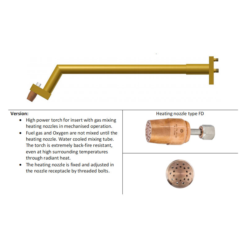 SUT-FD Thermal Spinning Flame Heating Torch